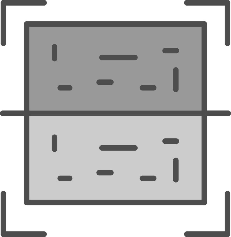 Qr Code Fillay Icon vector