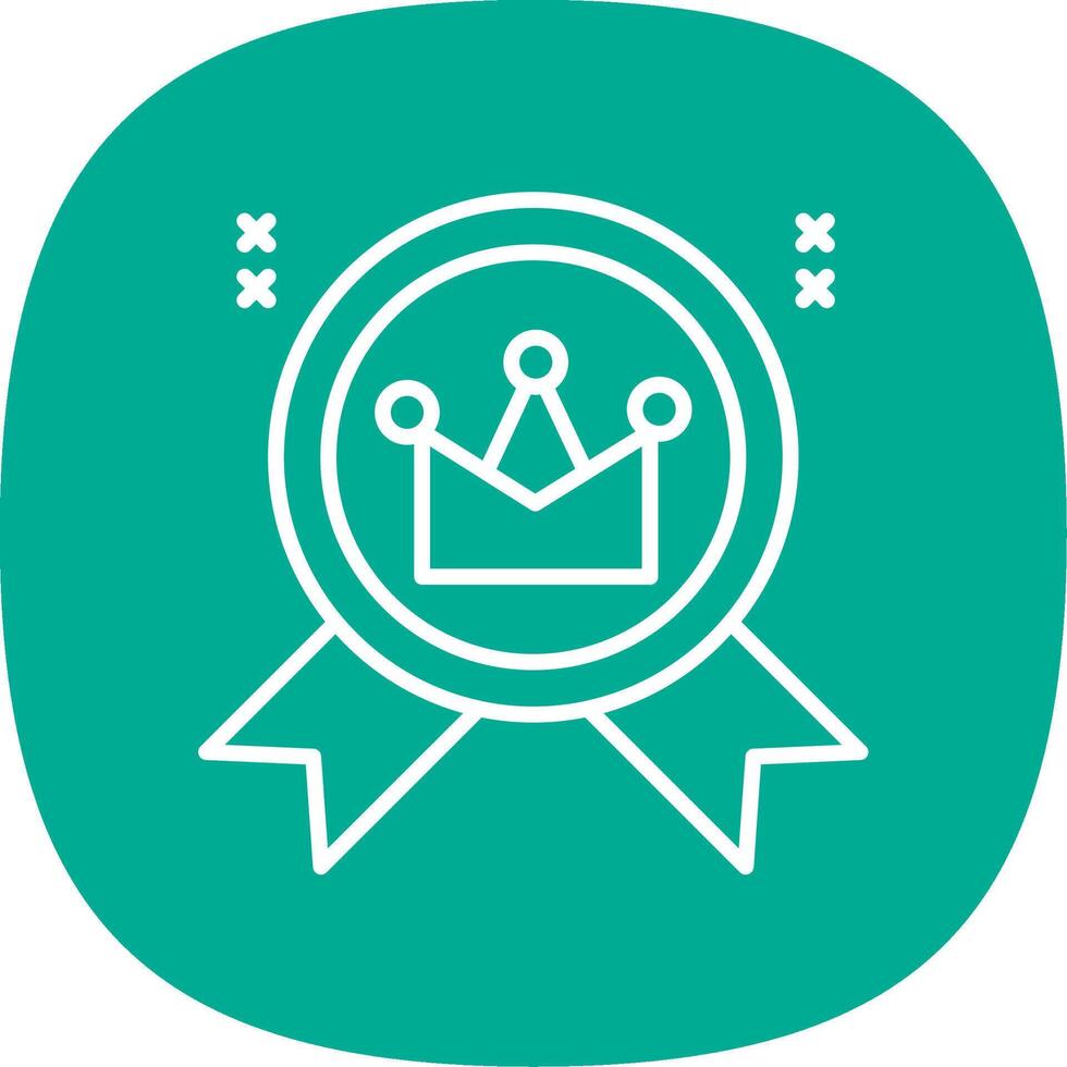 Best Seller Line Curve Icon vector
