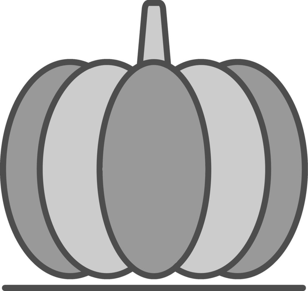 calabaza relleno icono vector