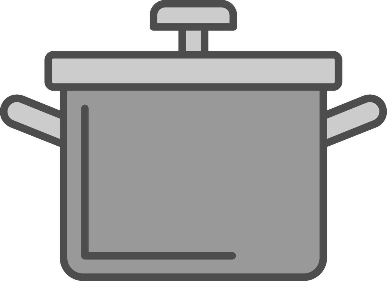 Cooking Pot Fillay Icon vector