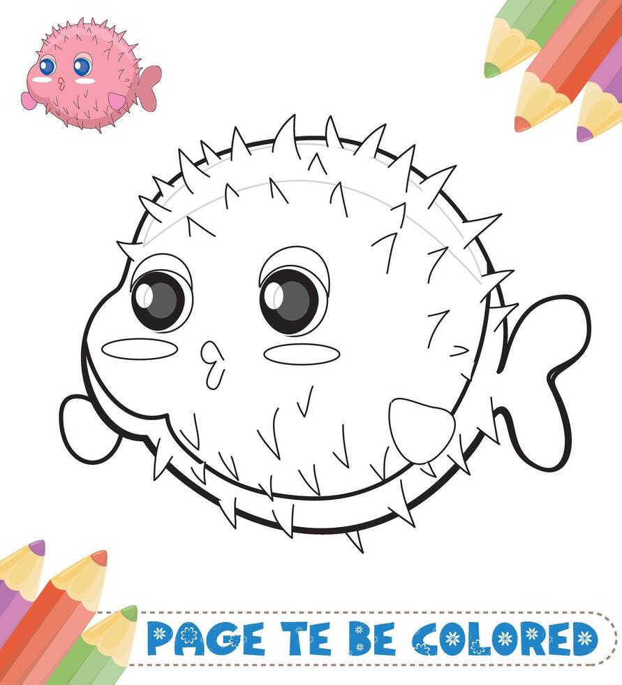 para niños colorante libros desde adorable animales vector