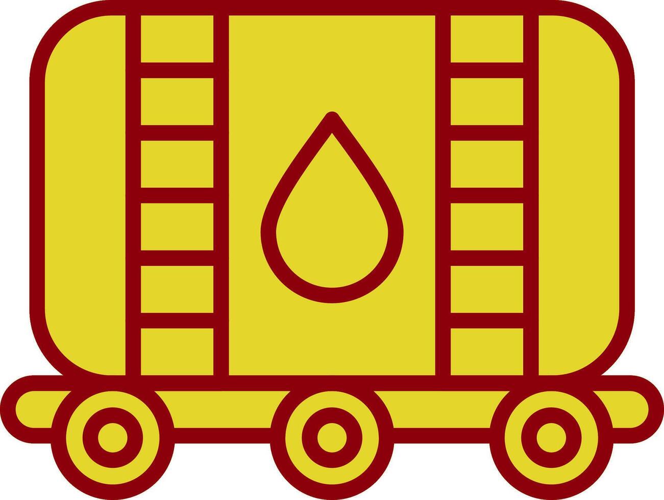 Oil Tank Line Two Color Icon vector