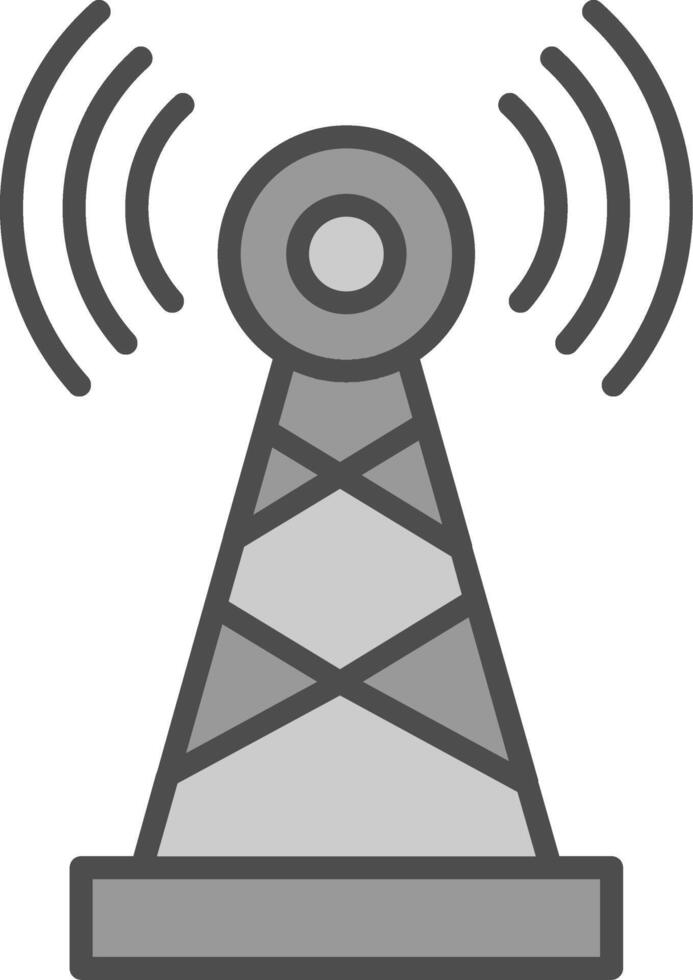 Telecommunications Fillay Icon vector