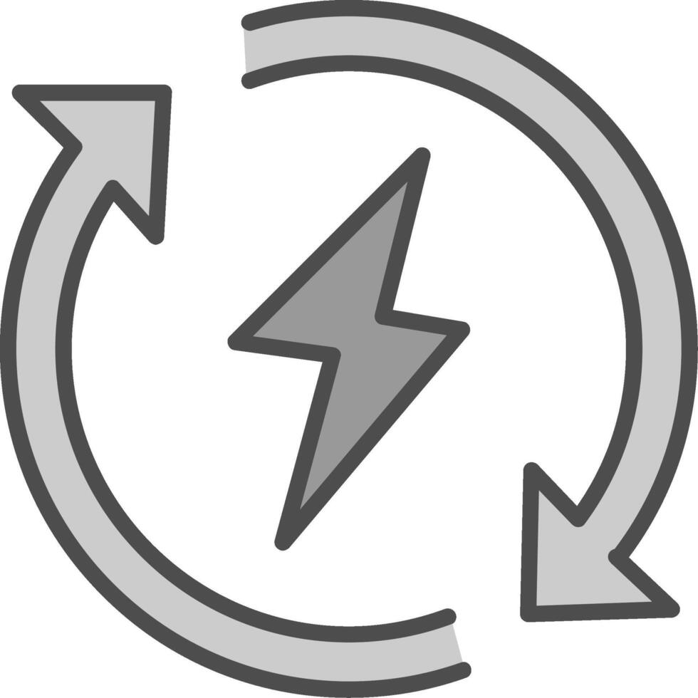 Renewable Energy Fillay Icon vector