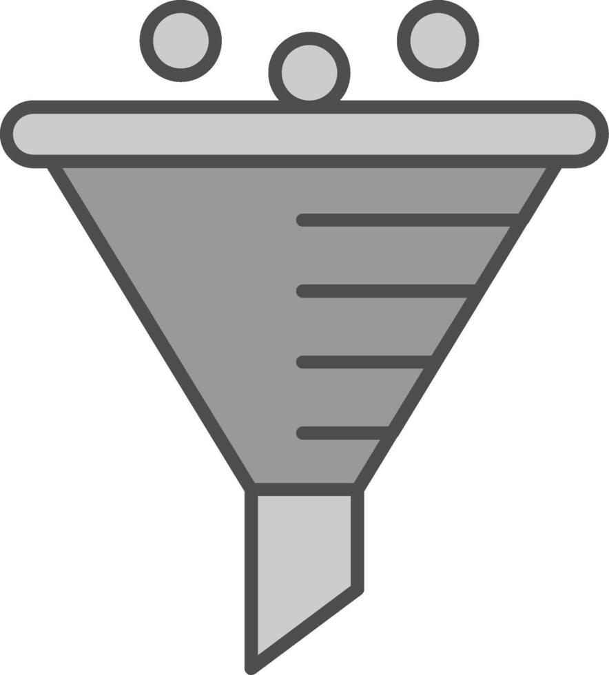 Funnel Fillay Icon vector