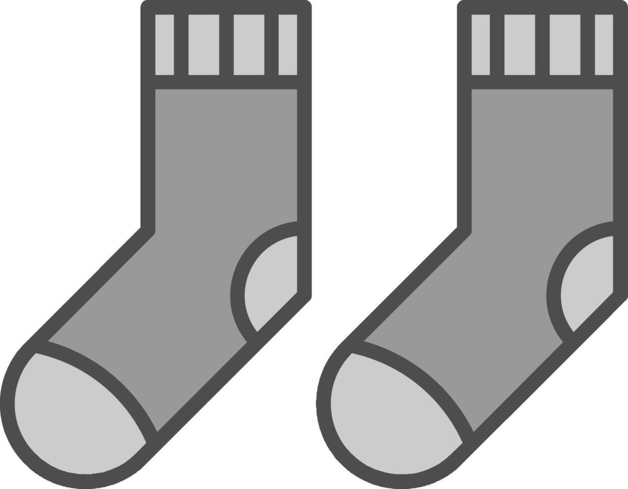 calcetines relleno icono vector