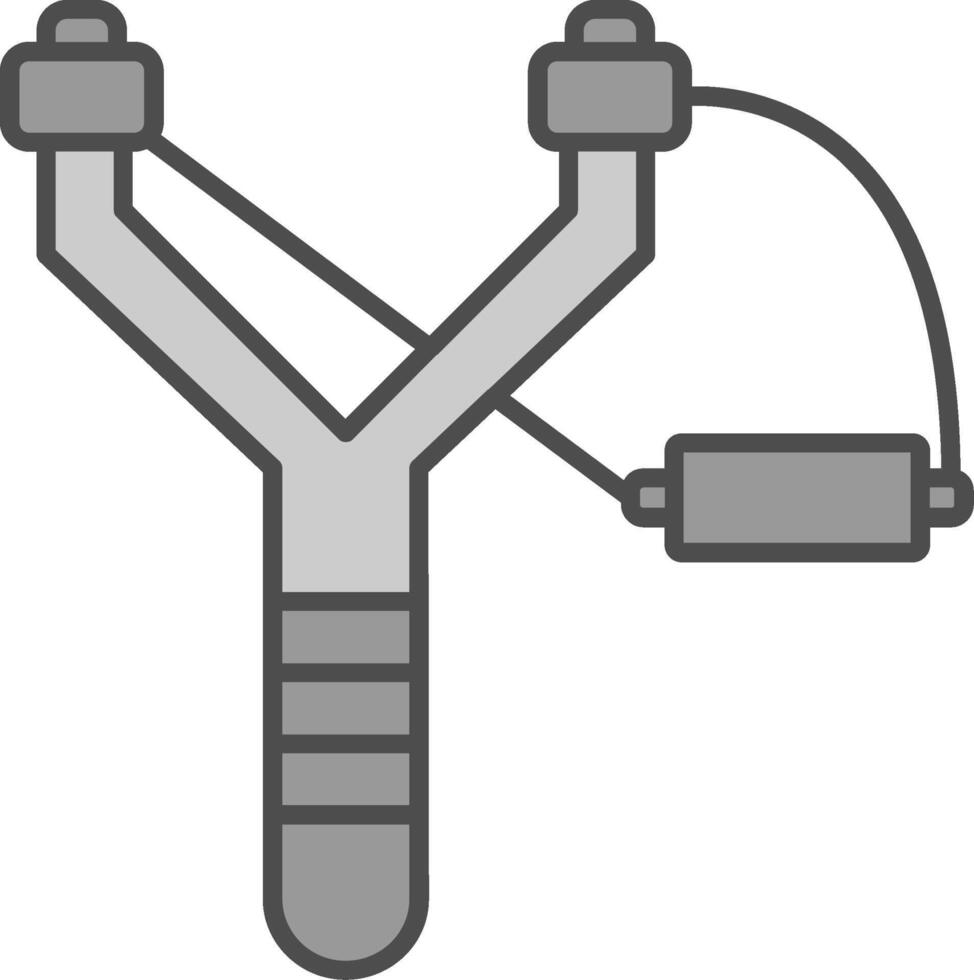 Slingshot Fillay Icon vector