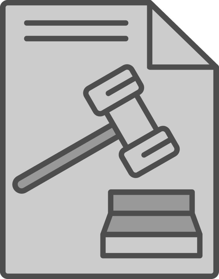 Law Fillay Icon vector