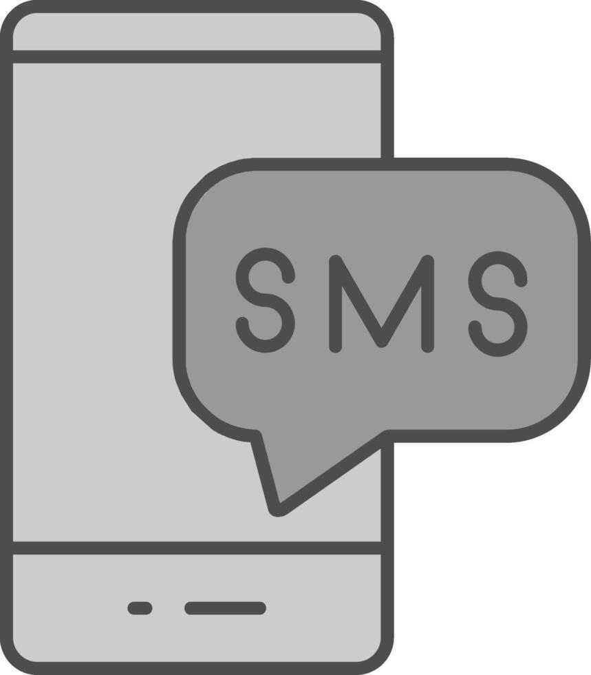 Sms Fillay Icon vector