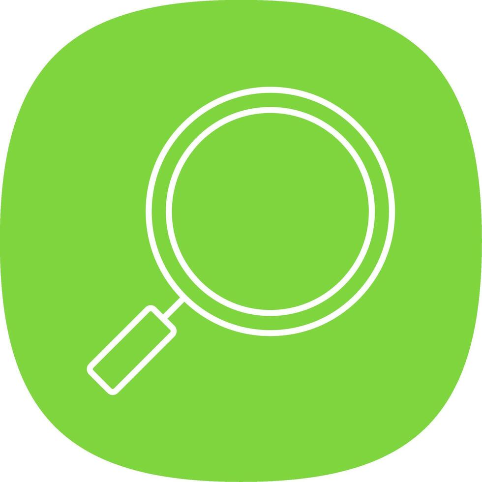 Search Line Curve Icon vector