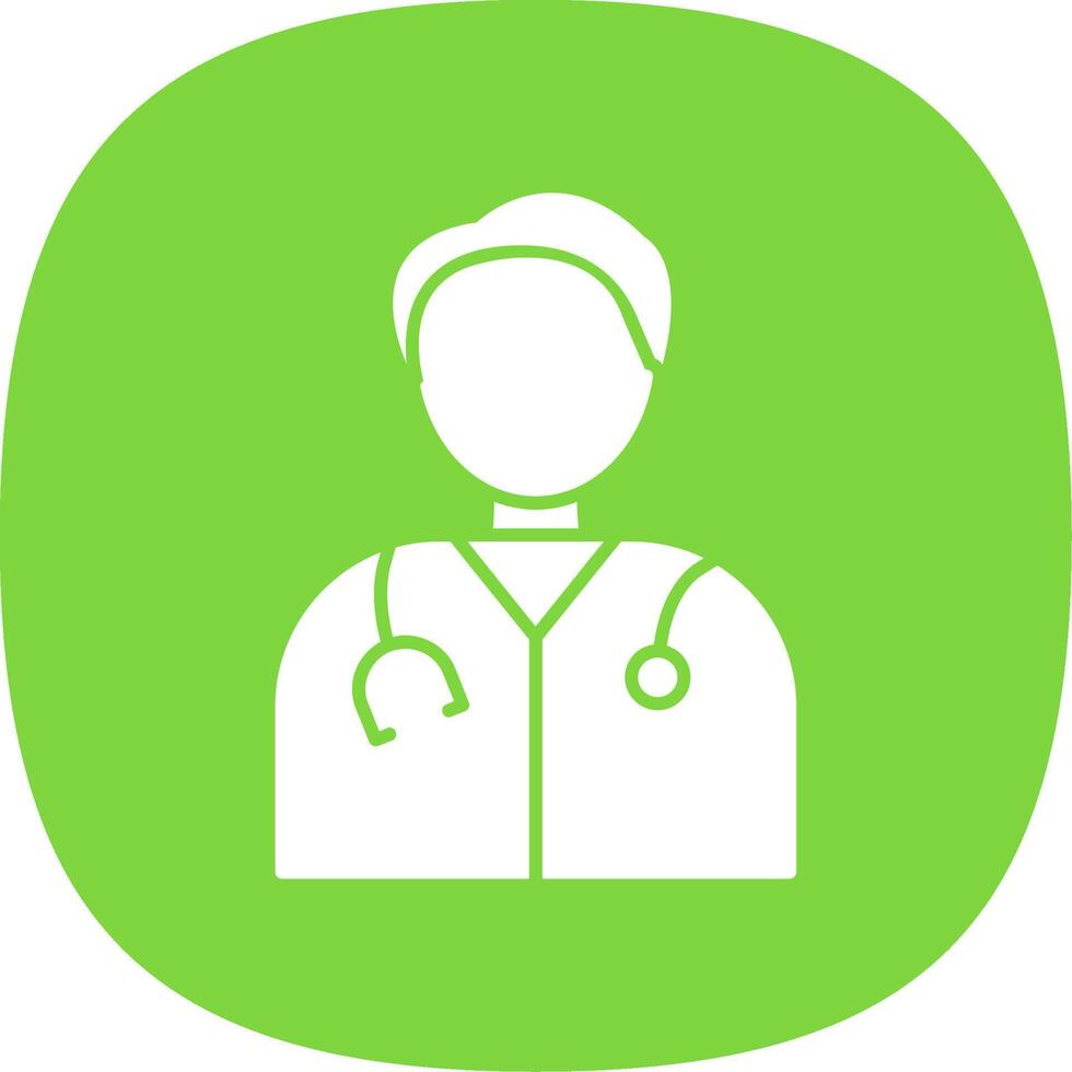 Doctor Line Two Color Icon vector