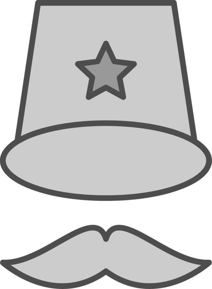 Top Hat Fillay Icon vector