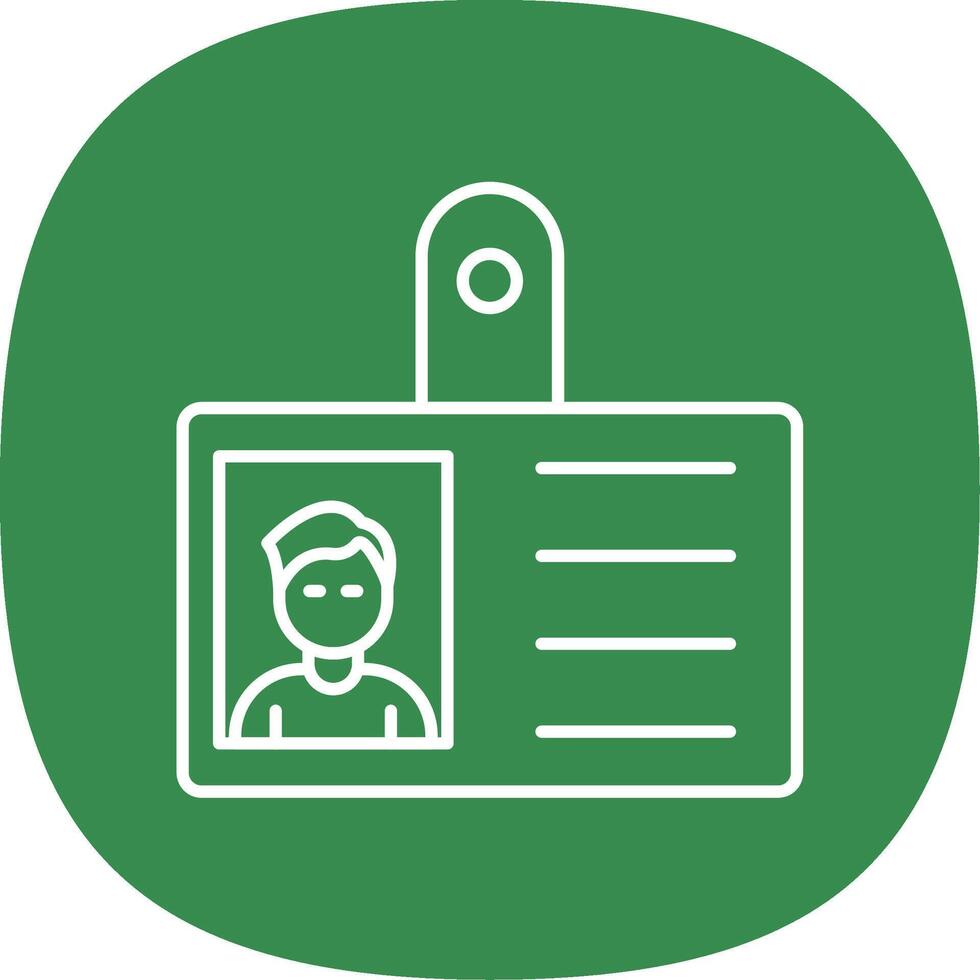 Id Line Curve Icon vector