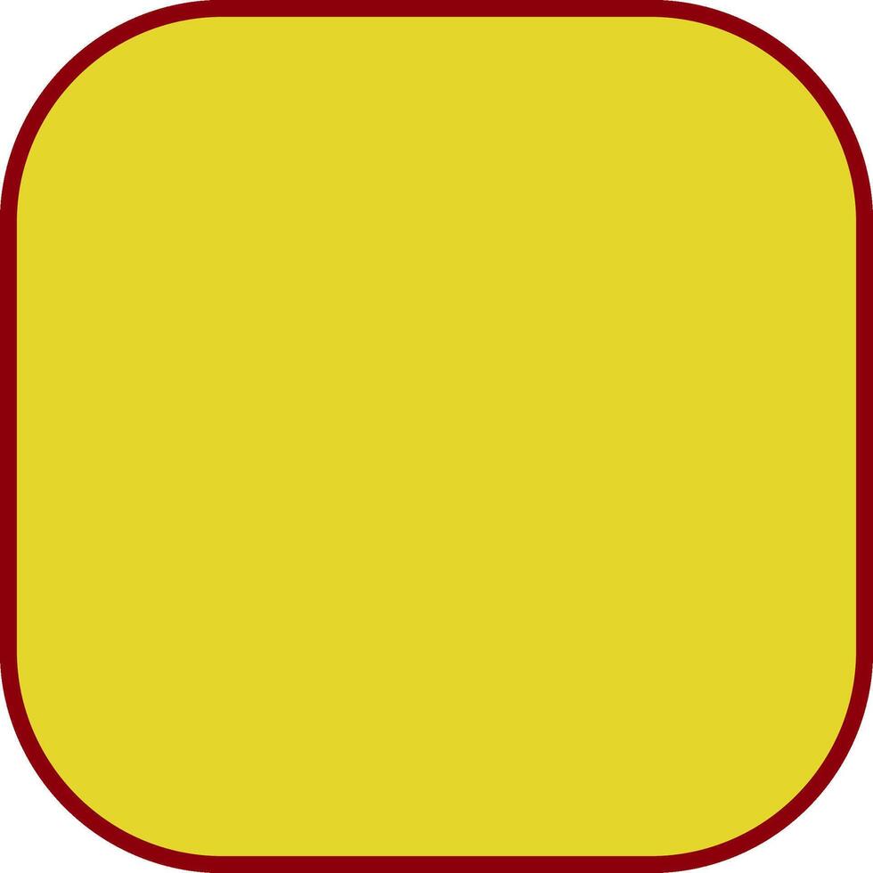 Round Corner Line Two Color Icon vector
