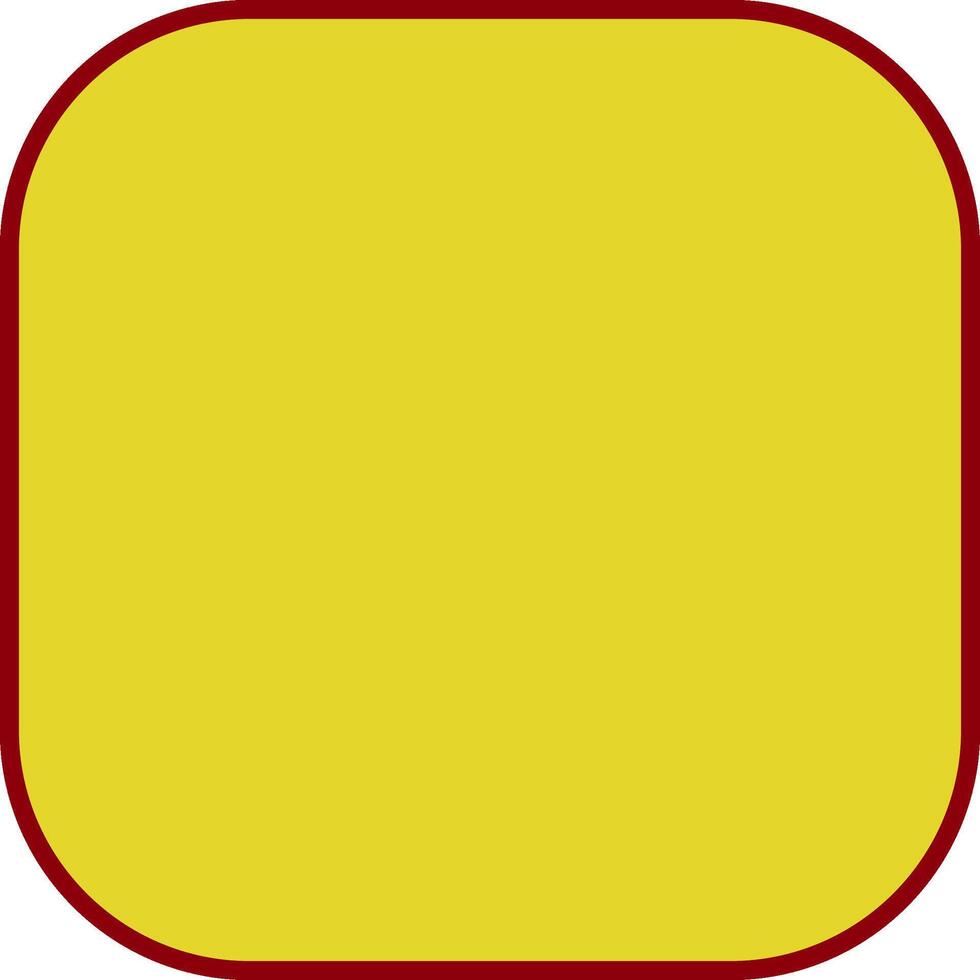 Round Corner Line Two Color Icon vector