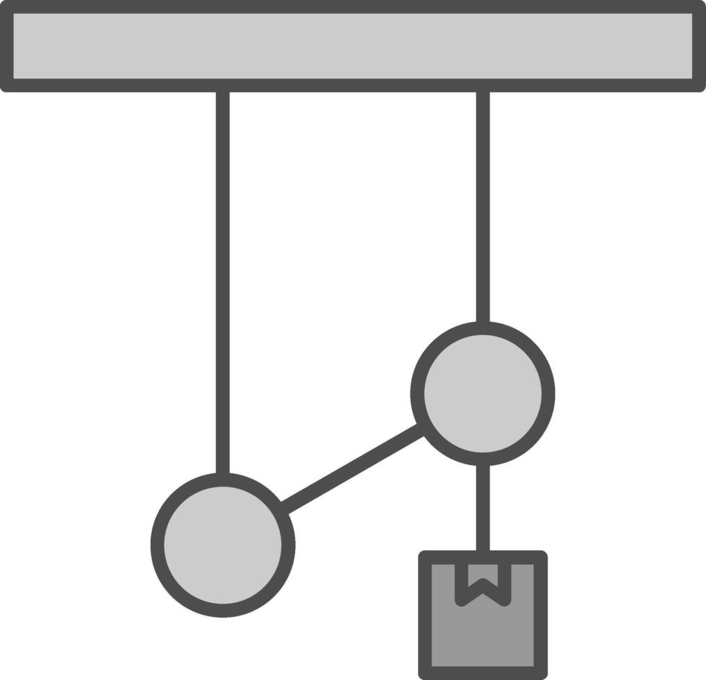 Pulley Fillay Icon vector