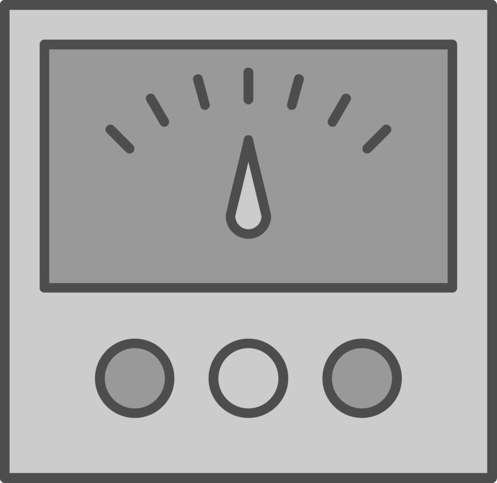 Voltage Indicator Fillay Icon vector