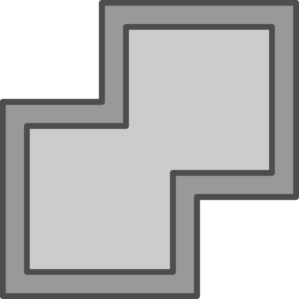 Combine Fillay Icon vector