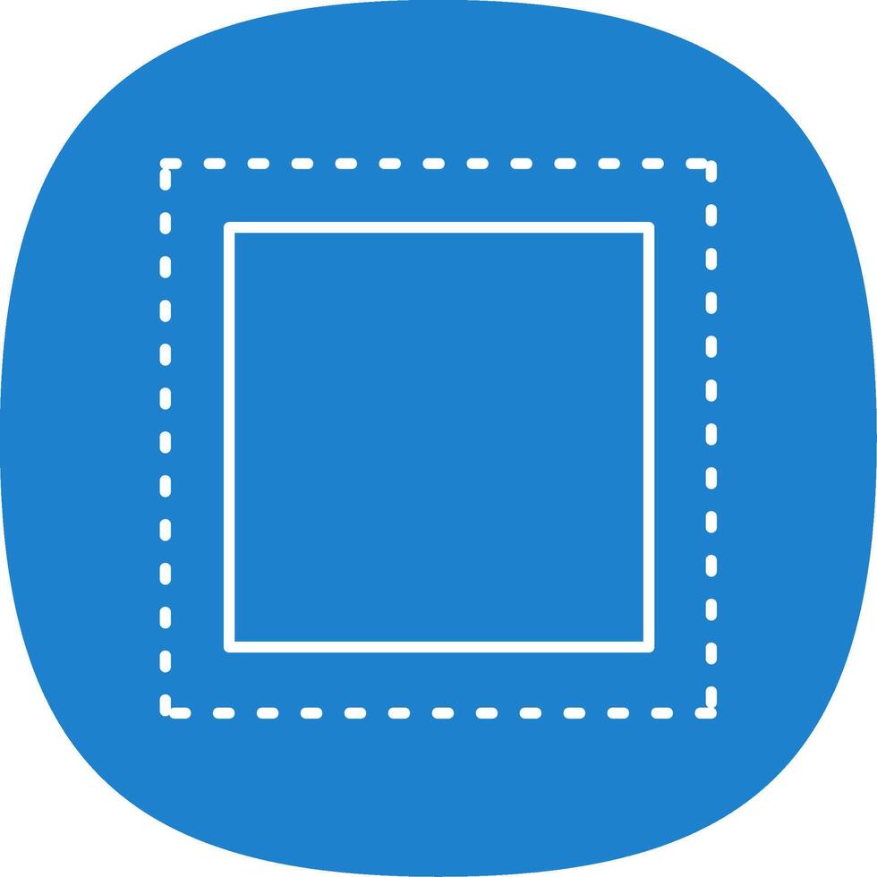 Marquee Line Curve Icon vector