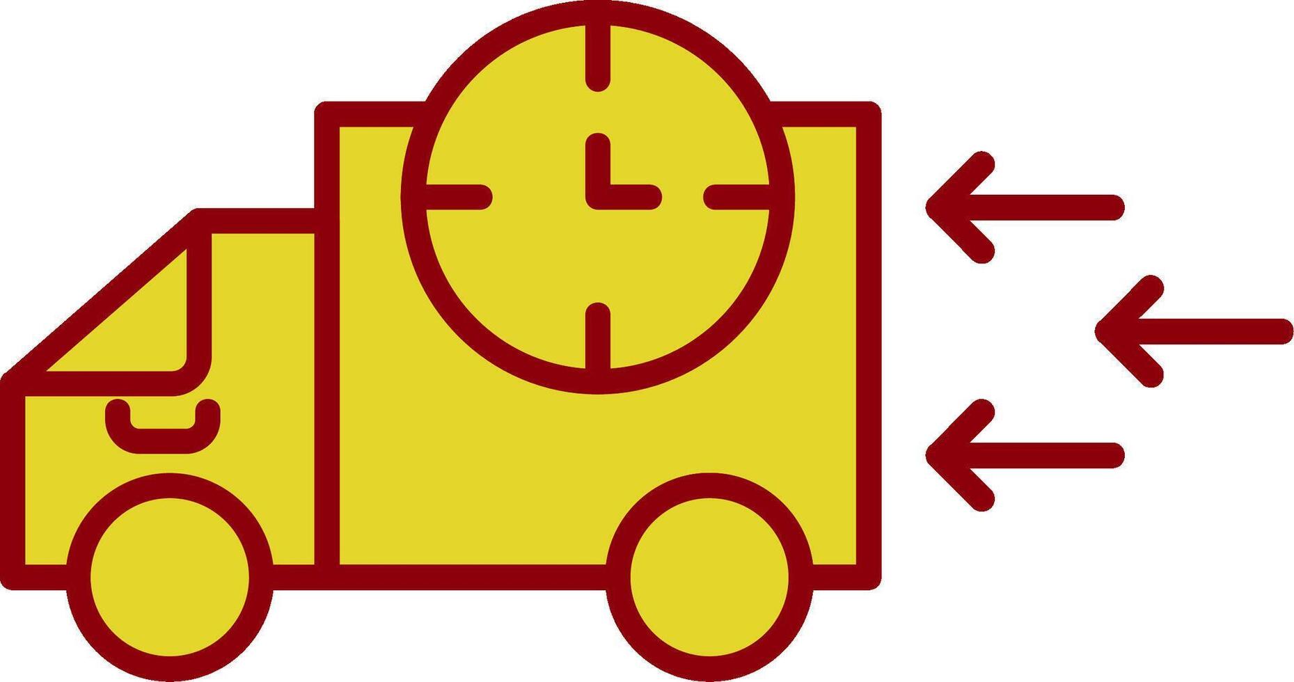 Fast Delivery Line Two Color Icon vector
