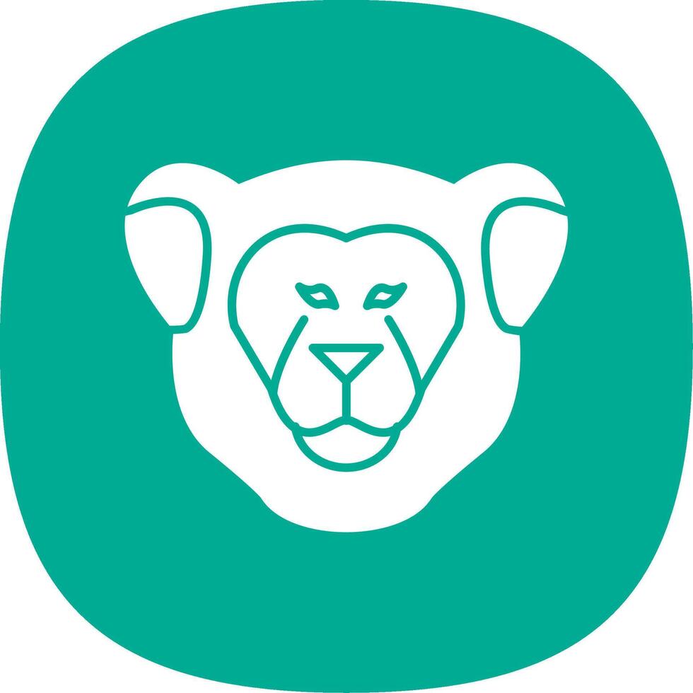 Lioness Line Two Color Icon vector