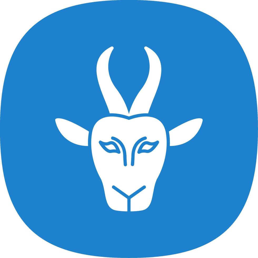 Gazelle Line Two Color Icon vector