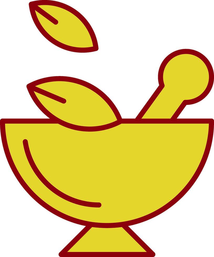 Grind Line Two Color Icon vector