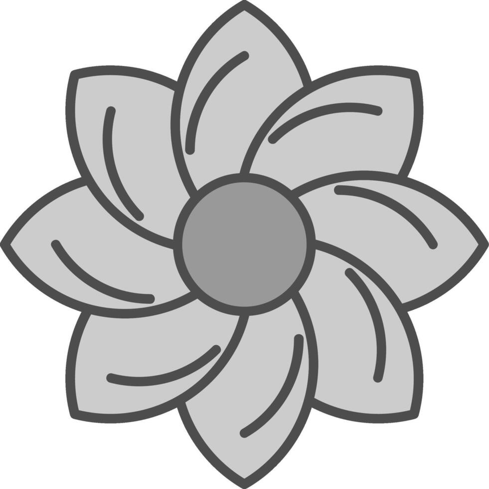 Floral Design Fillay Icon vector