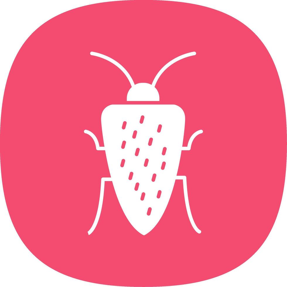 Cockroach Line Two Color Icon vector