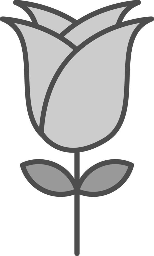 Rose Fillay Icon vector
