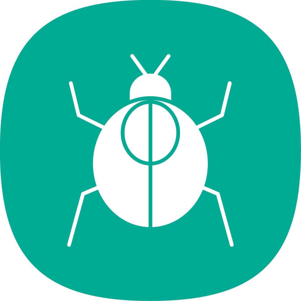 Cockroach Line Two Color Icon vector