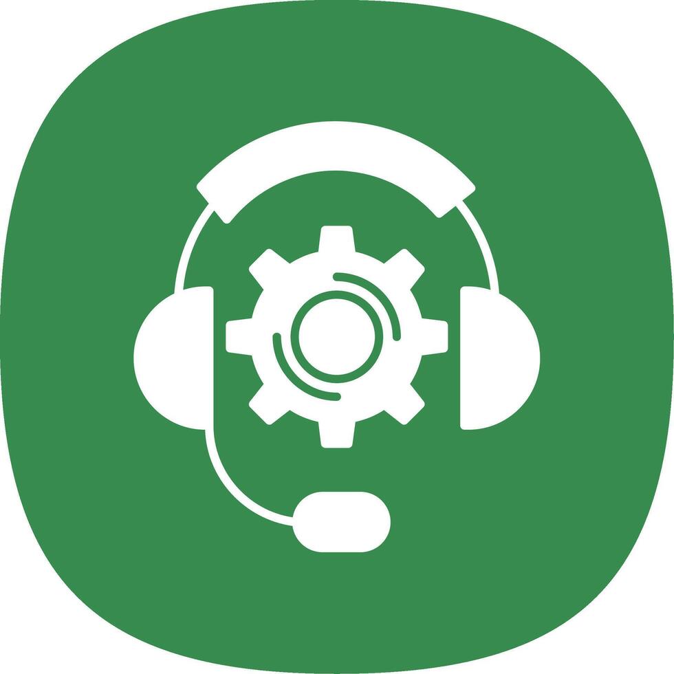 Technical Support Line Two Color Icon vector