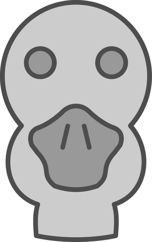 Duck Fillay Icon vector