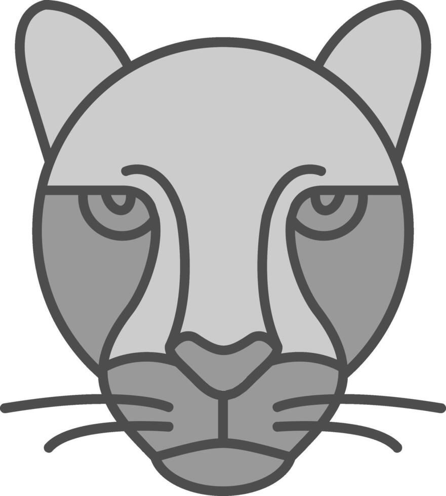 Cheetah Fillay Icon vector