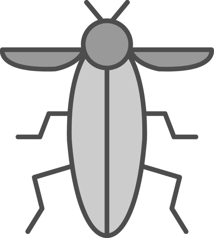 insecto relleno icono vector