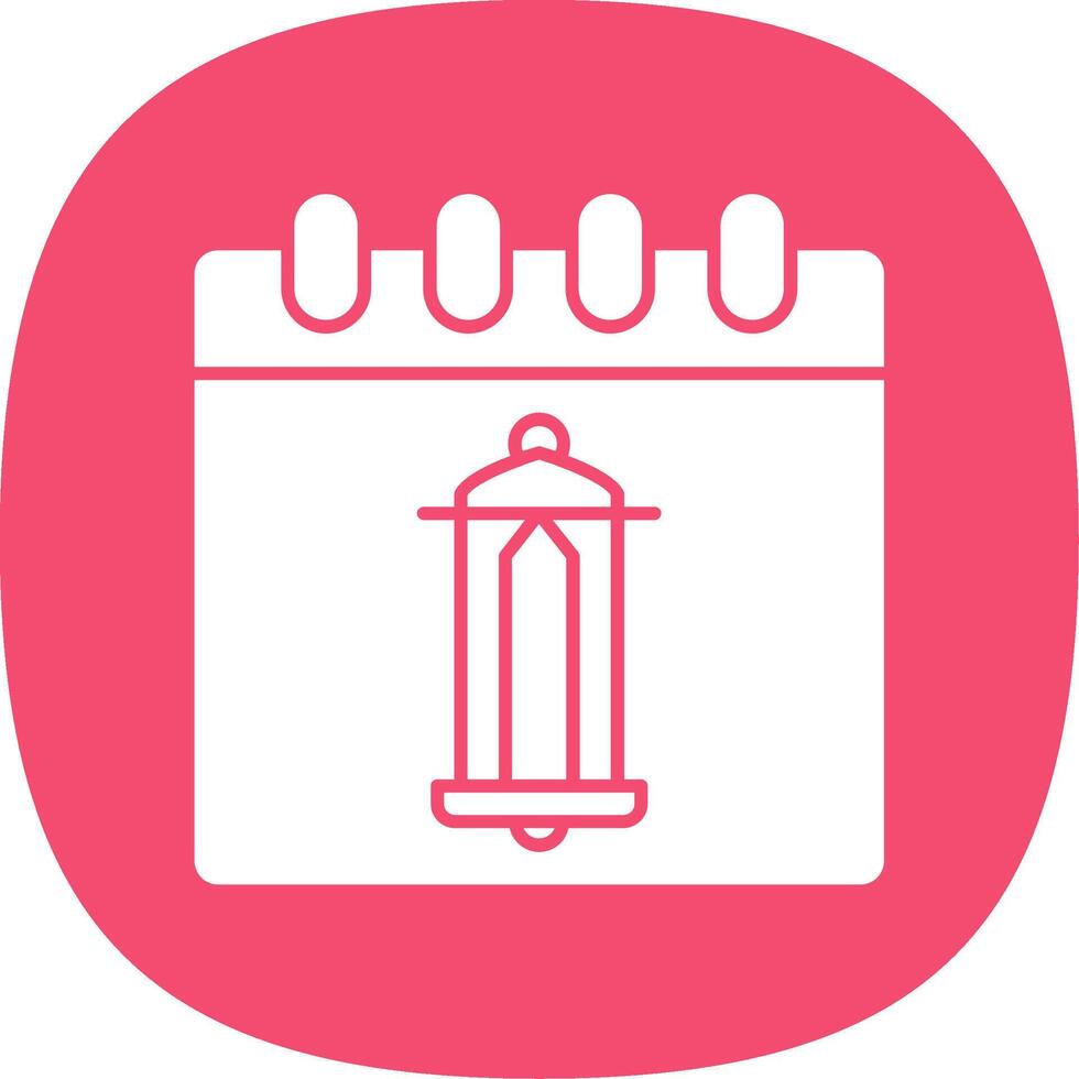 Calendar Line Two Color Icon vector