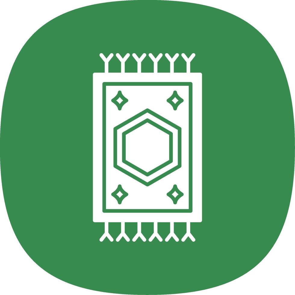 Carpet Line Two Color Icon vector
