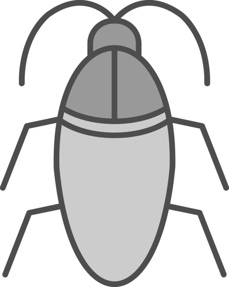Cockroach Fillay Icon vector