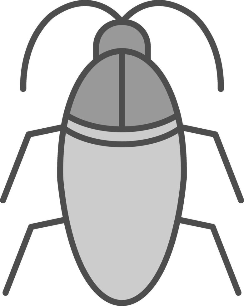 cucaracha relleno icono vector