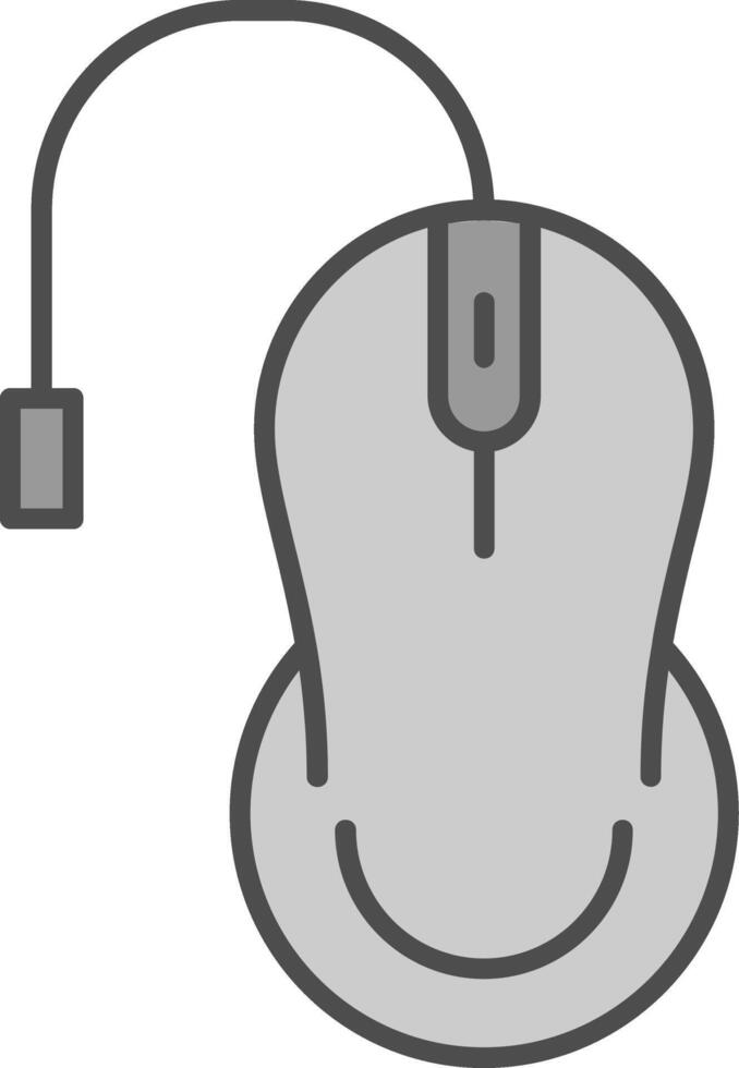 Mouse Fillay Icon vector