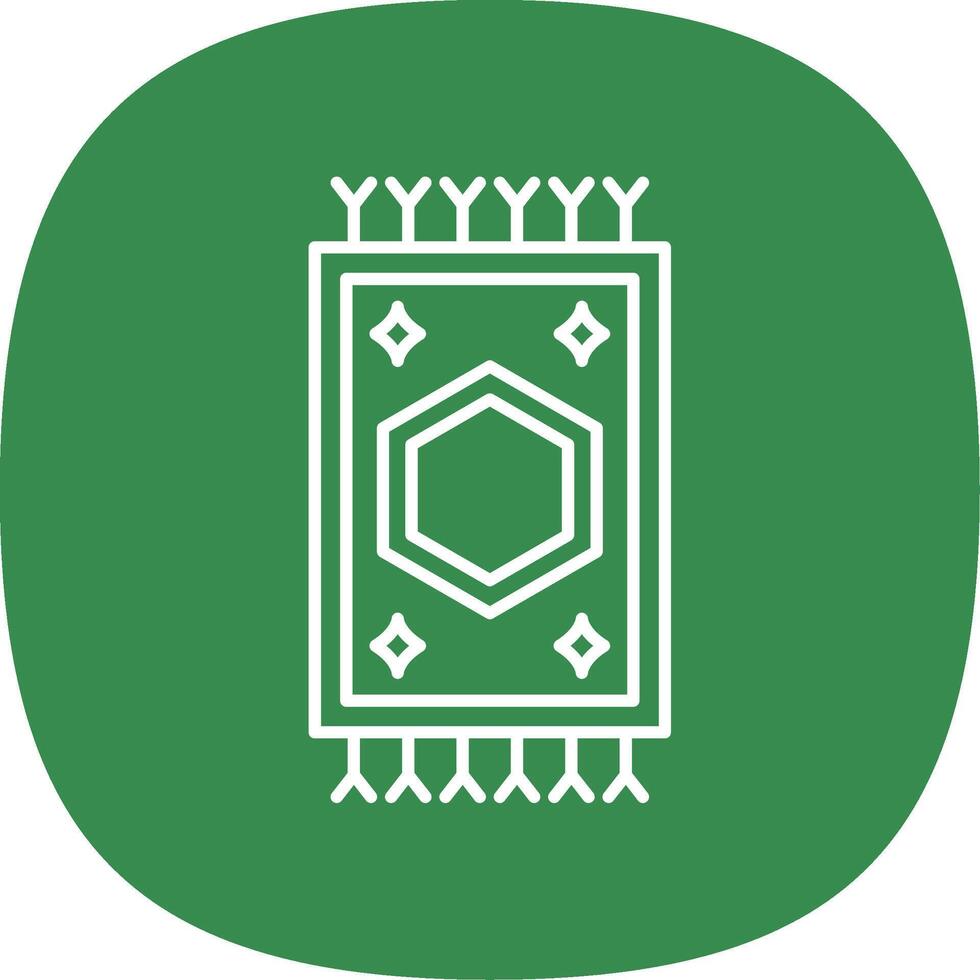 Carpet Line Curve Icon vector
