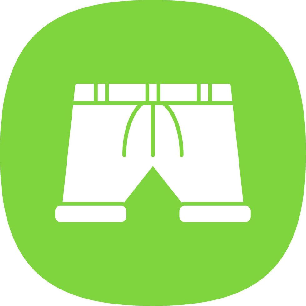 Short Line Two Color Icon vector