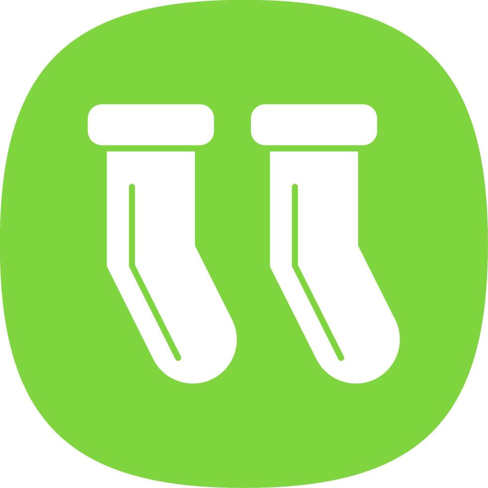 Socks Line Two Color Icon vector