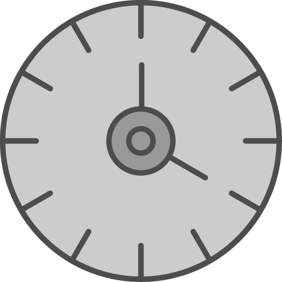 Clock Fillay Icon vector