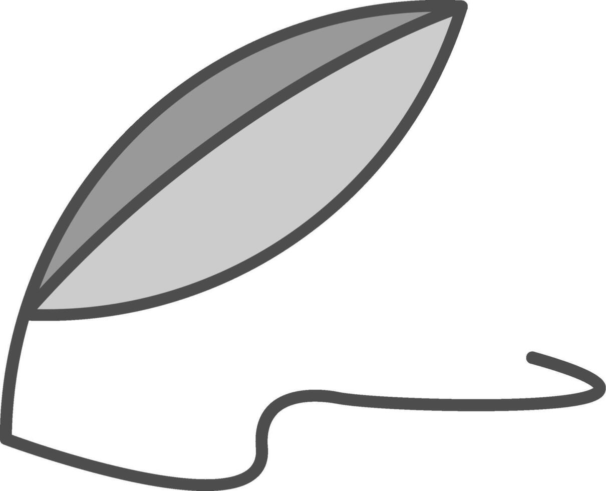 pluma relleno icono vector