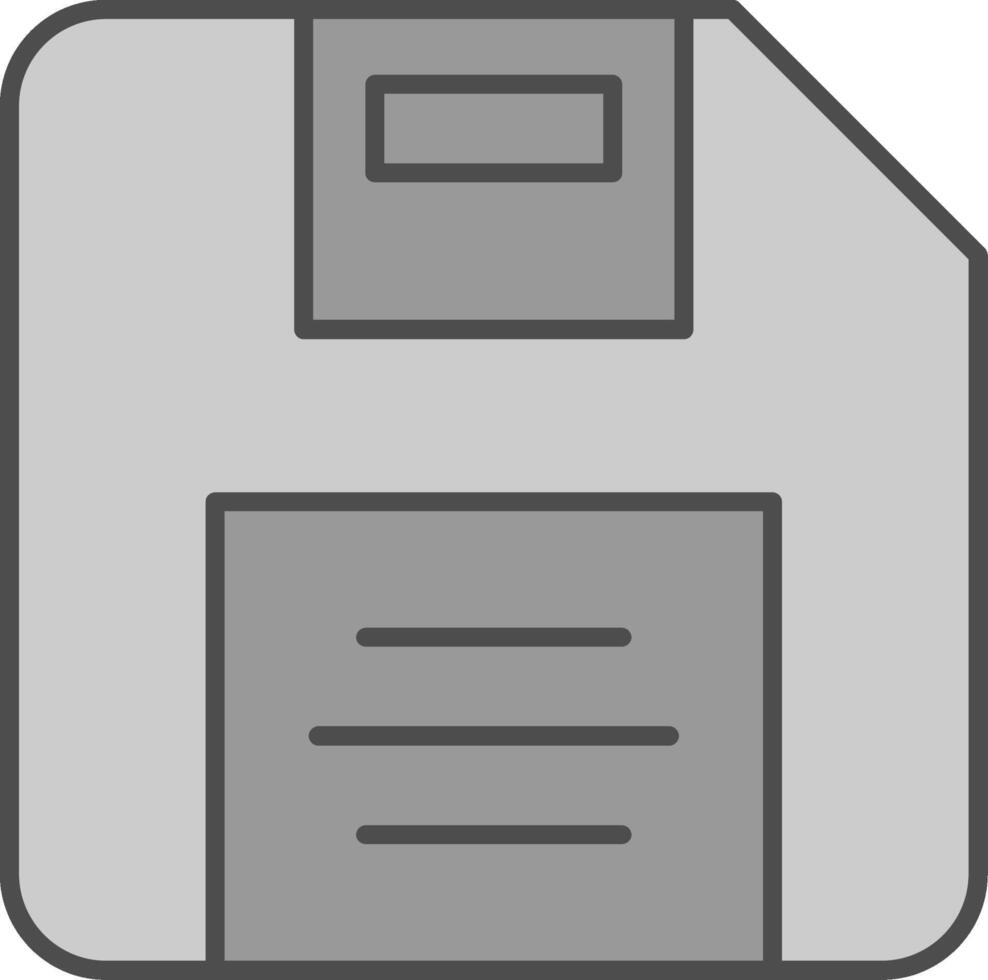 Diskette Fillay Icon vector