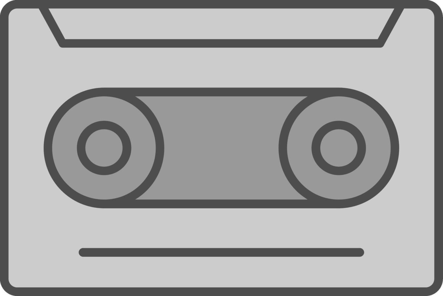 Cassette Fillay Icon vector