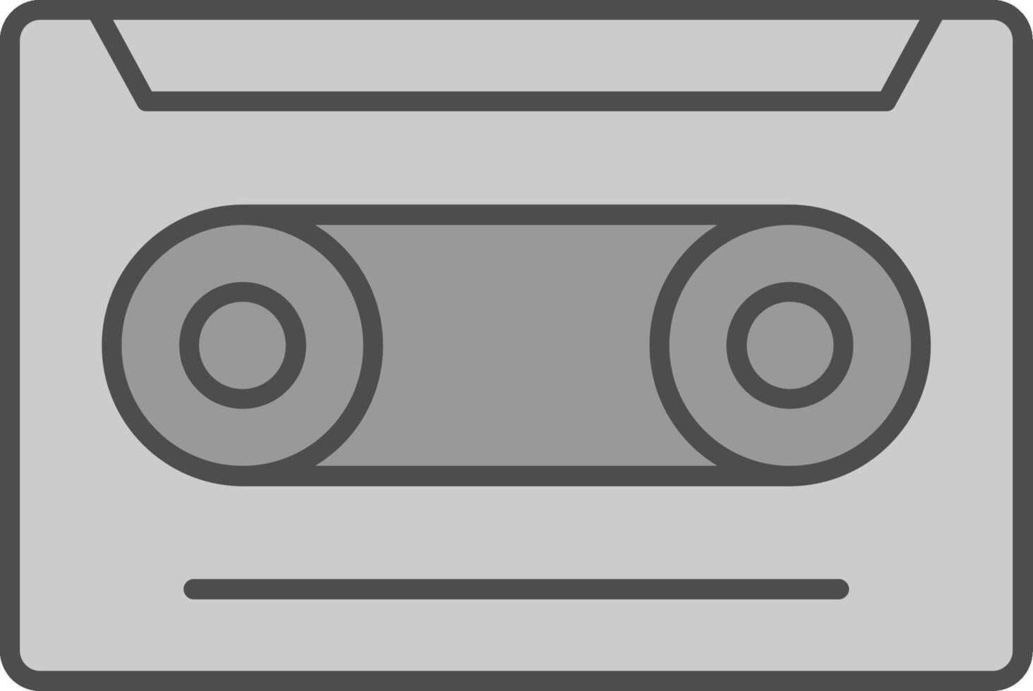 Cassette Fillay Icon vector