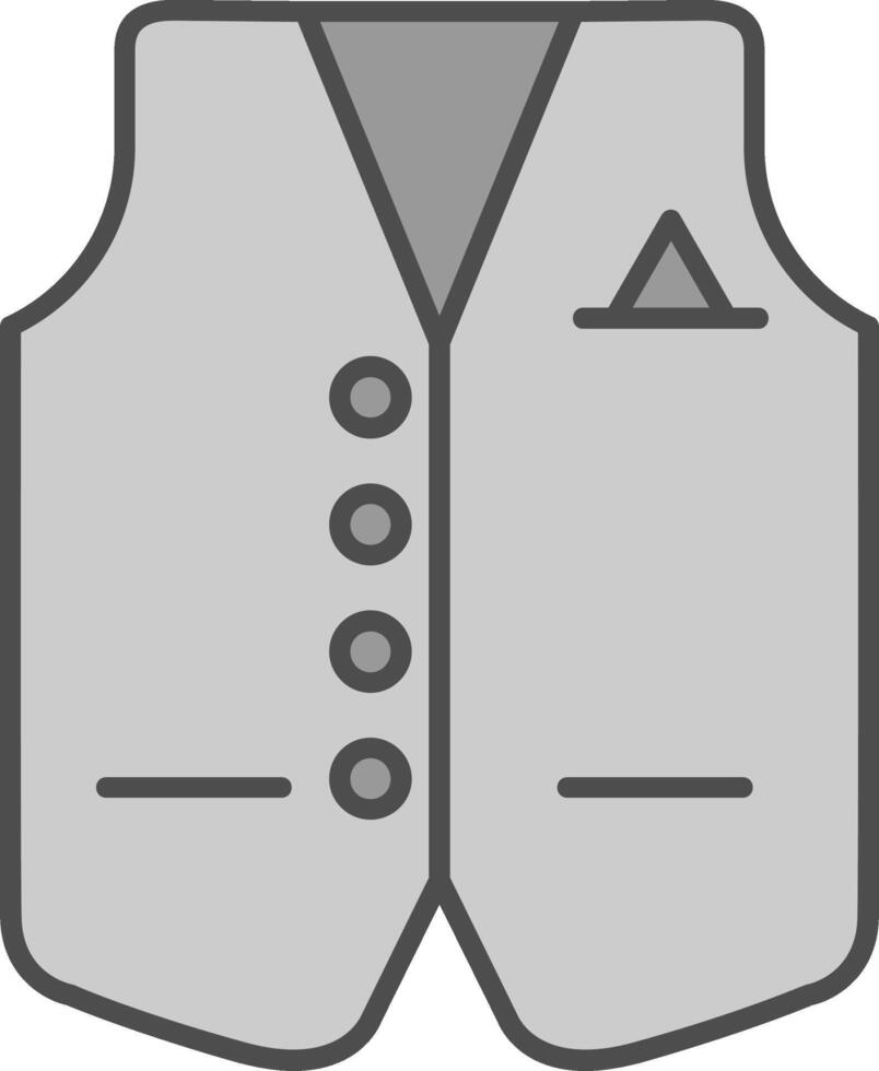 Vest Fillay Icon vector