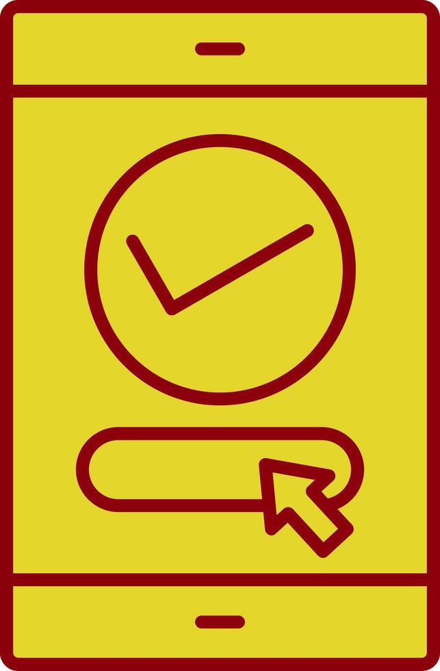 Order Line Two Color Icon vector